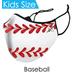 Kids Baseball Reusable Face Mask