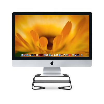 Twelve South Curve Riser Desktop Stand for iMac and Displays (Black) 12-1835