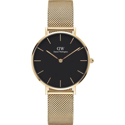 Daniel Wellington - Petite Evergold Schwarz Damenuhren 1 ct Schwarz Damen