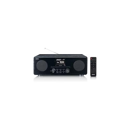 Lenco DIR-260BK - Internetradio mit DAB+ und FM-Radio, CD/MP3-Player, Bluetooth, 2 x 10 Watt RMS, 2,8