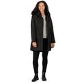 Regatta Womens Lexis Waterproof Fur Trimmed Parka Jacket - Black - 8