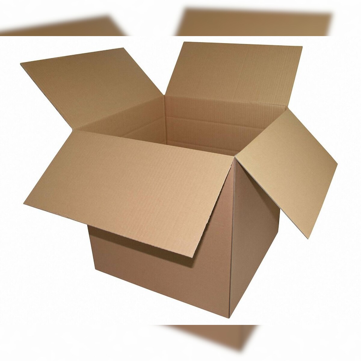 VEPATIM 30x Faltkarton 500x500x(300)-500mm (Außenmaß) mit variabler Höhe 1-wellig Dickwelle Image