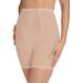 Plus Size Women's High-Waist Power Mesh Long Leg Shaper by Secret Solutions in Nude (Size M) Shapewear