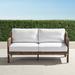 Seton Loveseat with Cushions - Resort Stripe Aruba, Standard - Frontgate