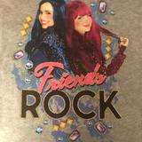 Disney Shirts & Tops | Disney Descendants Girls Tee Shirt Top | Color: Gray/Pink | Size: Lg