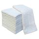 |Pack 6-96|100% Cotton Face Cloth Towels Flannels & Wash Cloth Soft Premium Hotel Quality 500 GSM Hair Salon Towels 30 x 30cm (White, 96)