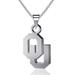 Dayna Designs Oklahoma Sooners Silver Small Pendant Necklace