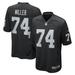 Men's Nike Kolton Miller Black Las Vegas Raiders Game Jersey