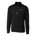 Men's Cutter & Buck Black Beast Mode Traverse Half-Zip Pullover Sweatshirt