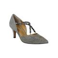 Women's Zayna Pump by J. Renee in Pewter Glitter (Size 11 M)