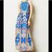 Anthropologie Dresses | Gorgeous Anthropologie Maxi Dress | Color: Blue | Size: 0