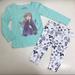 Disney Matching Sets | Disney Frozen Anna Cute Leggings Set | Color: Silver/Blue | Size: Various