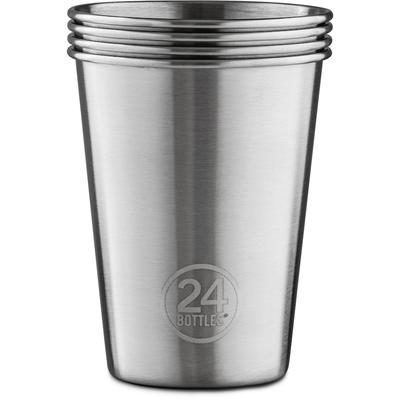 24Bottles Edelstahl Trinkbecher 4tlg. steel Silber Herren Image