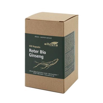 Roter BIO Ginseng Kapseln 100 St Image