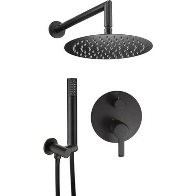 Neuesbad 200 black Unterputz Duschset schwarz matt NB1DENACN9QP1 Image