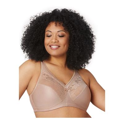 Plus Size Women's Full Figure Plus Size Magiclift Minimizer Bra Wirefree #1003 Bra by Glamorise in Cafe (Size 38 C)