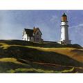Picture 4978 A2 Canvas 1927 Edward Hopper La Colline du Phare American Painting - Art - Print Reproduction Wall Decoration Gift