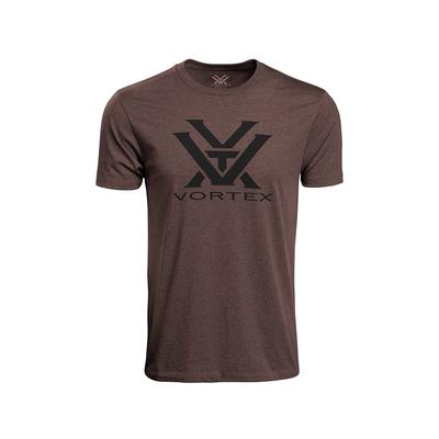 Vortex Optics Men's Core Logo Short Sleeve T-Shirt, Brown Heather SKU - 218464