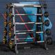 METIS Barbell Weights Rack | 400kg Barbell Stand for Barbell Storage | Rack Holder for Weights | Barbell Stand Only + 5 Barbells [10-30kg] Set | Gym Storage (Rack + Barbell Set (5x Bars))