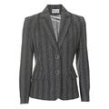 Busy Clothing Women Black and White Wool Blend Jacket 26