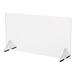 Angeles 1 Panel Desk Privacy Panel, Rubber | 15.75 H x 8 W x 30 D in | Wayfair ANG4002