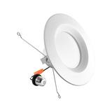 Luxrite 5"/6" Selectable CCT IC LED Retrofit Recessed Lighting Kit, Metal in White | 7.32 H x 3.23 W in | Wayfair LR23796-6PK