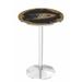 Holland Bar Stool NHL 30" Pedestal Dining Table Metal in Gray | 42 H x 30 W x 30 D in | Wayfair L214C4228AnaDks