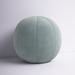 Etta Avenue™ Daenerys Round Velvet Pillow Cover & Insert Velvet in Blue | 14 H x 14 W x 14 D in | Wayfair 3A6A84D7BF544C0FBE962E42FF7DF2AC