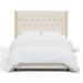 Birch Lane™ Breckin Upholstered Standard Bed Metal in Black | 56 H x 61 W x 80 D in | Wayfair 4161CA37ADFC423896EC8C6D8A46C369