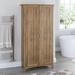 Lark Manor™ Pernell 31" W x 63" H x 16" D Free-Standing Bathroom Cabinet Manufactured Wood in Brown | 62.97 H x 31 W x 16 D in | Wayfair