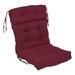 Latitude Run® Twill Indoor Seat/Back Cushion Polyester/Cotton Blend in Red/Brown | 4.5 H x 20 W x 20 D in | Outdoor Furniture | Wayfair