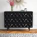 Wade Logan® Bethli 6 Drawer Double Dresser Wood in Black | 36 H x 50 W x 18 D in | Wayfair 938B3900E2034956B60D4877CB98A7C7