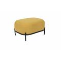 Luxury Furnitures Polly 26" Oval Standard Ottoman Polyester | 14 H x 26 W x 20 D in | Wayfair LF3300028