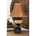 Canora Grey Amiyah 30" Table Lamp Set in Brown/Gray | 30 H x 16.5 W x 16.5 D in | Wayfair 981F0955EDA642D6BE19156CB832065E