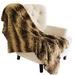 Plutus Brands Luxury Chinchilla Faux Fur Throw Faux Fur | 90 W in | Wayfair PBSF1504-9090-TC