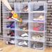 Rebrilliant Magnetic 1 Pair Stackable Shoe Storage Box Plastic | 13.4 H x 9.8 W x 7 D in | Wayfair 43B83199C12647CFB2E16BE1C2663E15