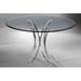 Muniz Olivia Dining Table Plastic/Acrylic/Glass in Gray | 30 H x 54 W x 54 D in | Wayfair 2430