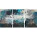 17 Stories Umbra IV by Marmont Hill - 3 Piece Wrapped Canvas Multi-Piece Image Print Set on Canvas in Black | 90 W x 1.5 D in | Wayfair