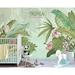Bayou Breeze Catalano Peel & Stick Mirabilis Tropical Rainforest Exotic Wallpaper Vinyl in Green | 75 W in | Wayfair