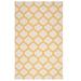 Yellow 96 x 0.16 in Area Rug - Winston Porter Acampo Handwoven Wool Ivory/Area Rug Wool | 96 W x 0.16 D in | Wayfair FT121-811