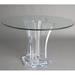 Muniz Milano Dining Table Plastic/Acrylic/Glass | 30 H x 54 W x 54 D in | Wayfair 8230