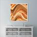 Ivy Bronx 'New Concept II' Framed Acrylic Painting Print On Canvas in Orange | 31.5 H x 31.5 W x 2 D in | Wayfair 9D1A87632AF24294B1C8BBA09F1F37A8