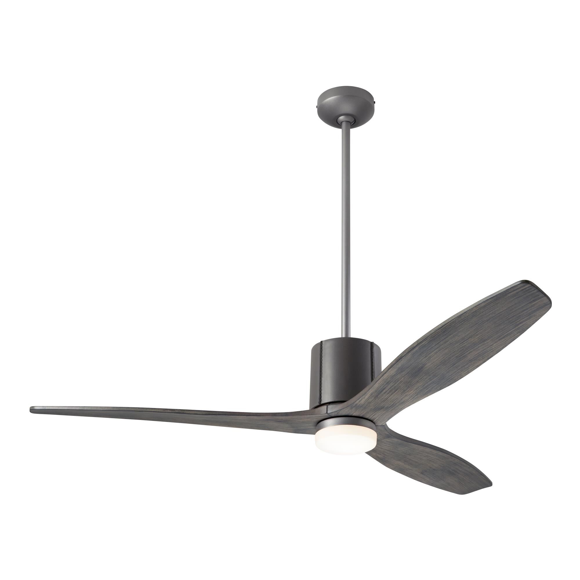 Modern Fan Company Leatherluxe 54 Inch Ceiling Fan with Light Kit - LLX-GTGY-54-GY-271-CC