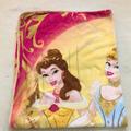 Disney Other | Disney Princess Fleece Throw Blanket | Color: Pink/Yellow | Size: 48” W X 60” L