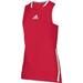 Adidas Tops | Adidas Women's Lacrosse Racerback Sleeveless Top, Size Xl | Color: Red | Size: Xl
