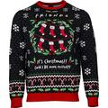 Numskull Unisex Official Friends 'Could I BE More Excited' Knitted Christmas Jumper for Men or Women - Ugly Novelty Sweater Gift