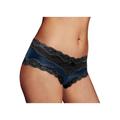 Plus Size Women's Cheeky Lace Hipster by Maidenform in Navy Black (Size 9)