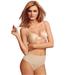 Plus Size Women's Tame Your Tummy Shaping Thong by Maidenform in Nude Transparent Lace (Size M)