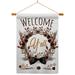 Breeze Decor Welcome Y'all Cotton Reef 2-Sided Polyester 40" x 28" Flag set in Gray | 40 H x 28 W x 1 D in | Wayfair