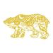 Loon Peak® Polar Bear Wall Decal Vinyl in Yellow | 15 H x 28 W in | Wayfair D08D335253A64BEC8E3F46DDA8CA8183